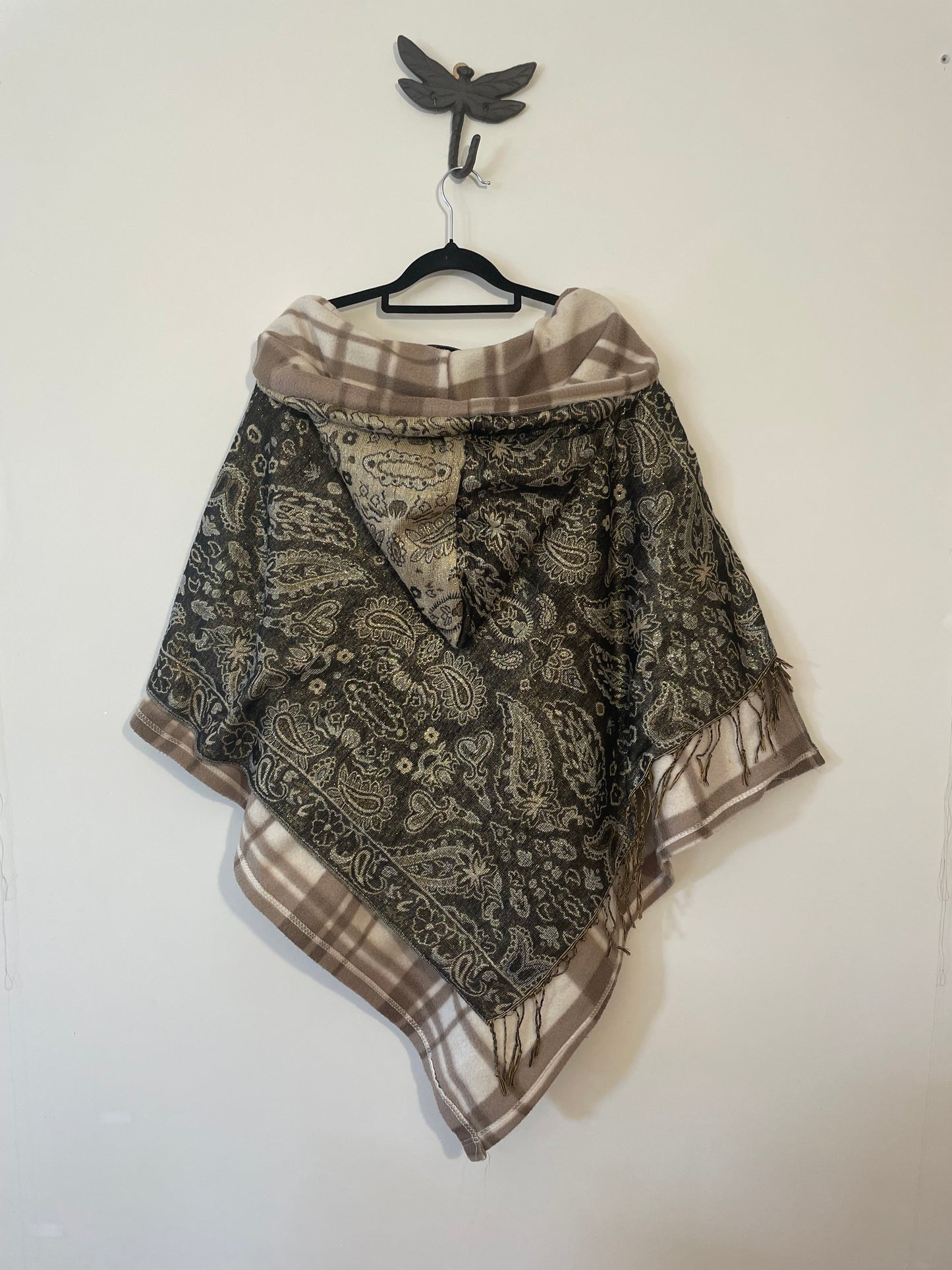 Sparkly Brown Poncho
