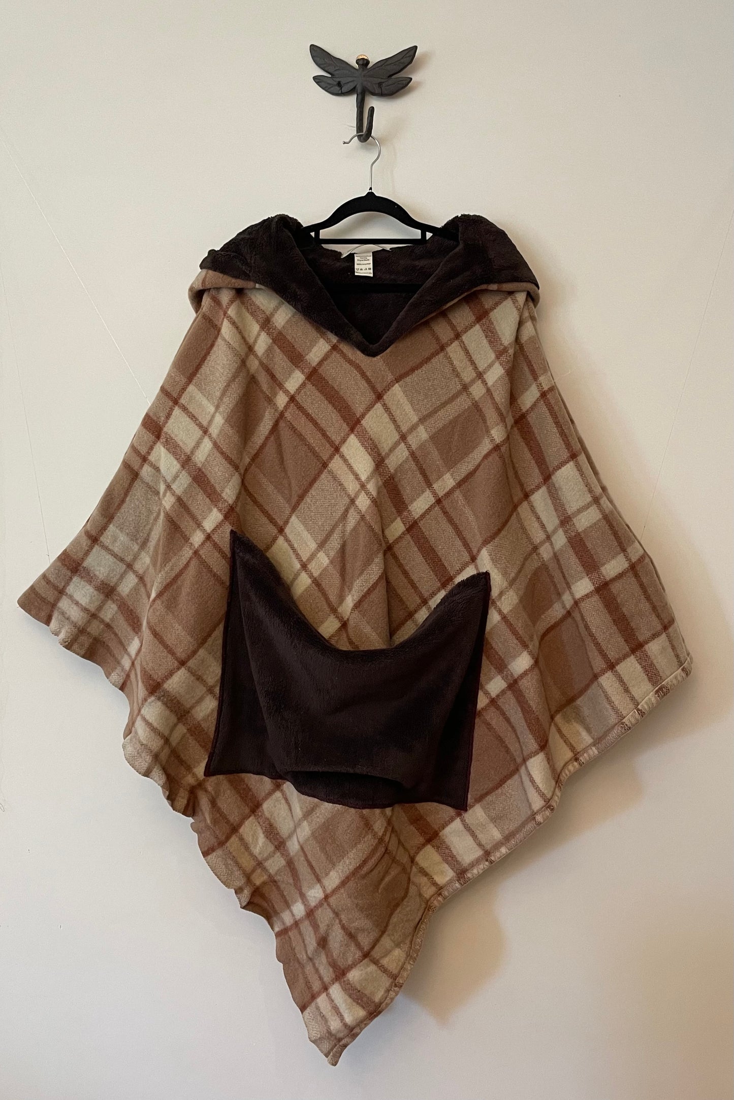 Brown Wool Poncho