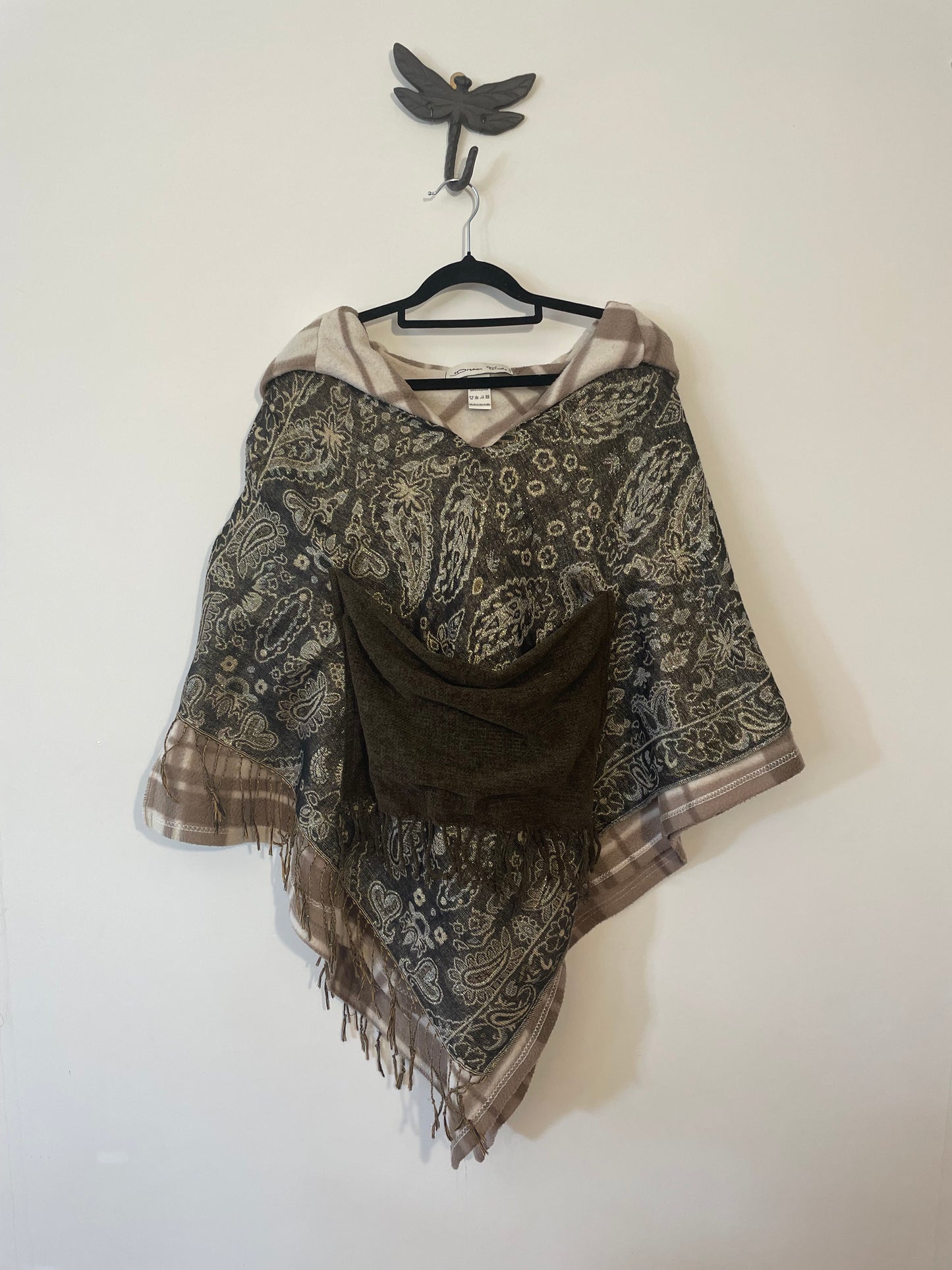 Sparkly Brown Poncho