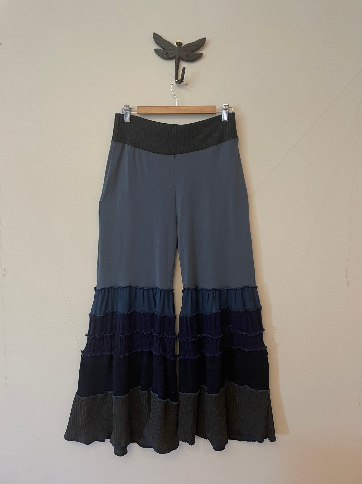 Navy Flare Pants