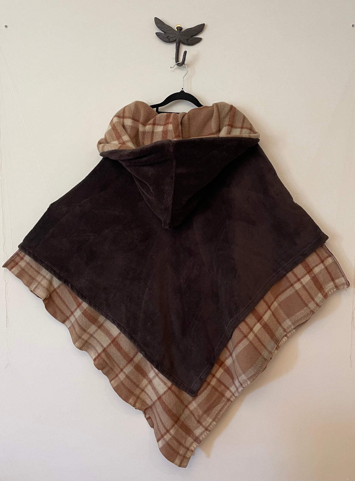 Brown Wool Poncho