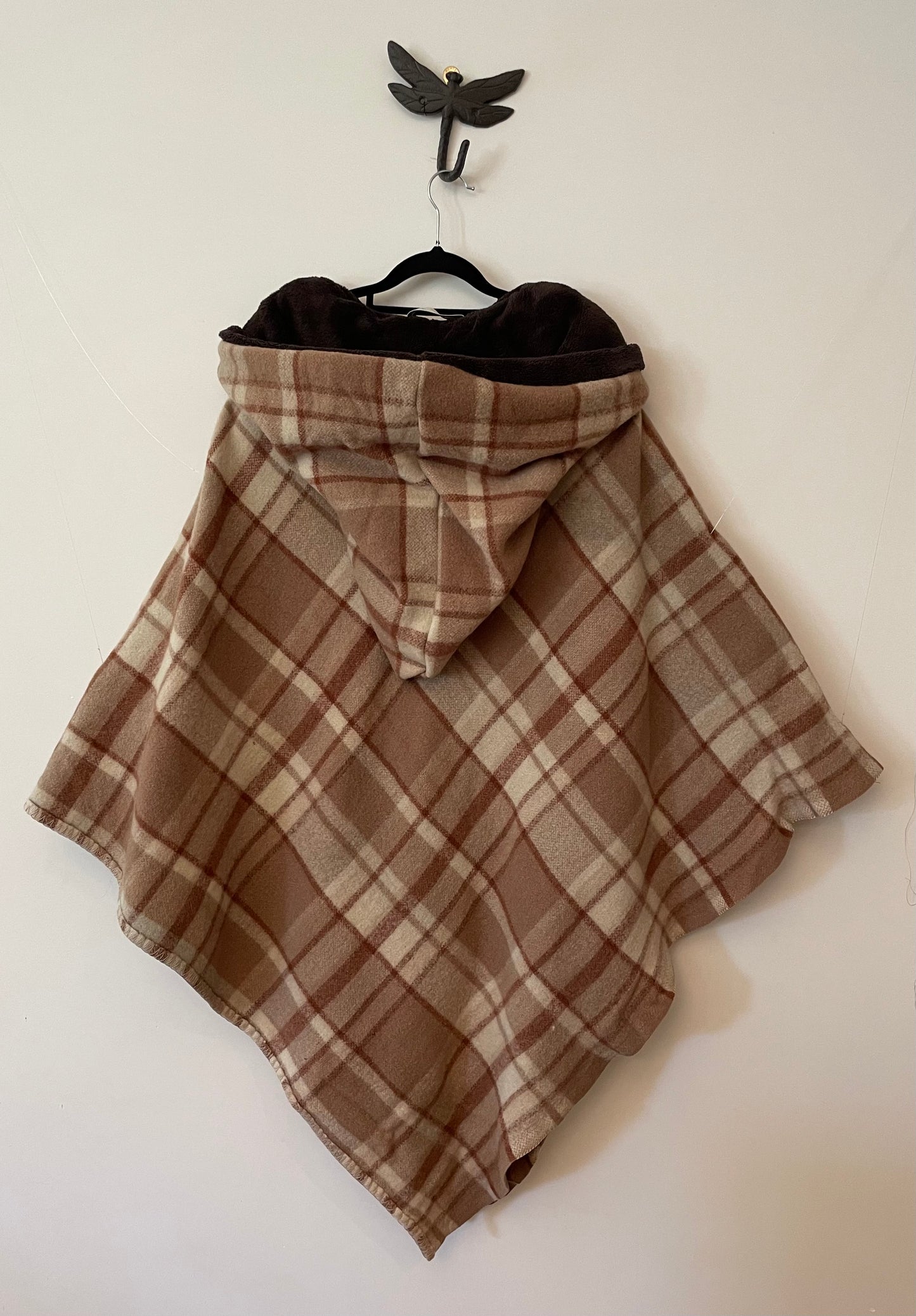 Brown Wool Poncho