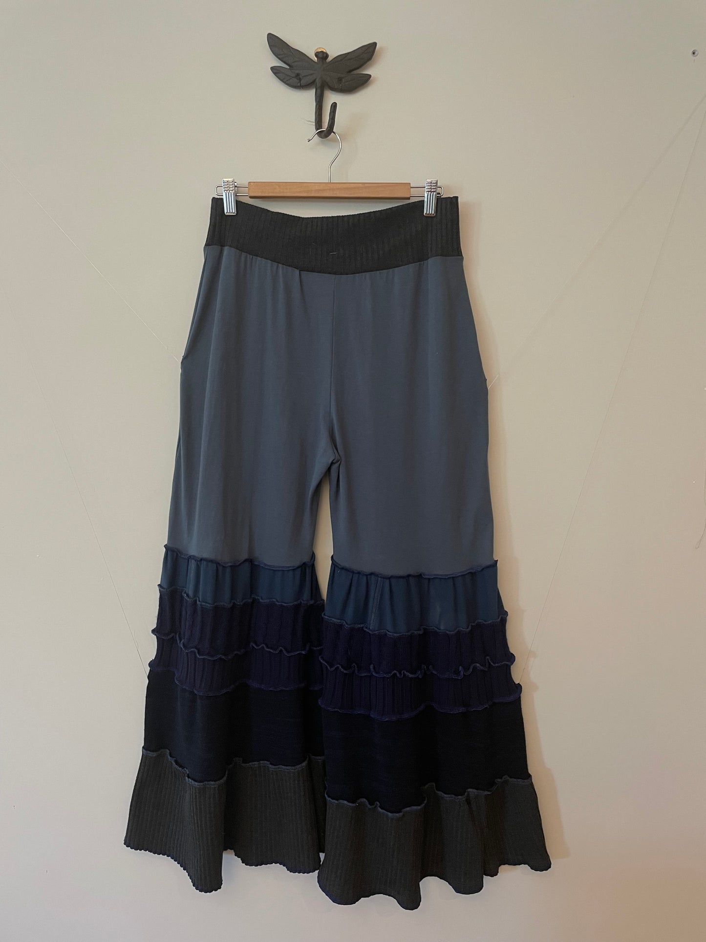 Navy Flare Pants