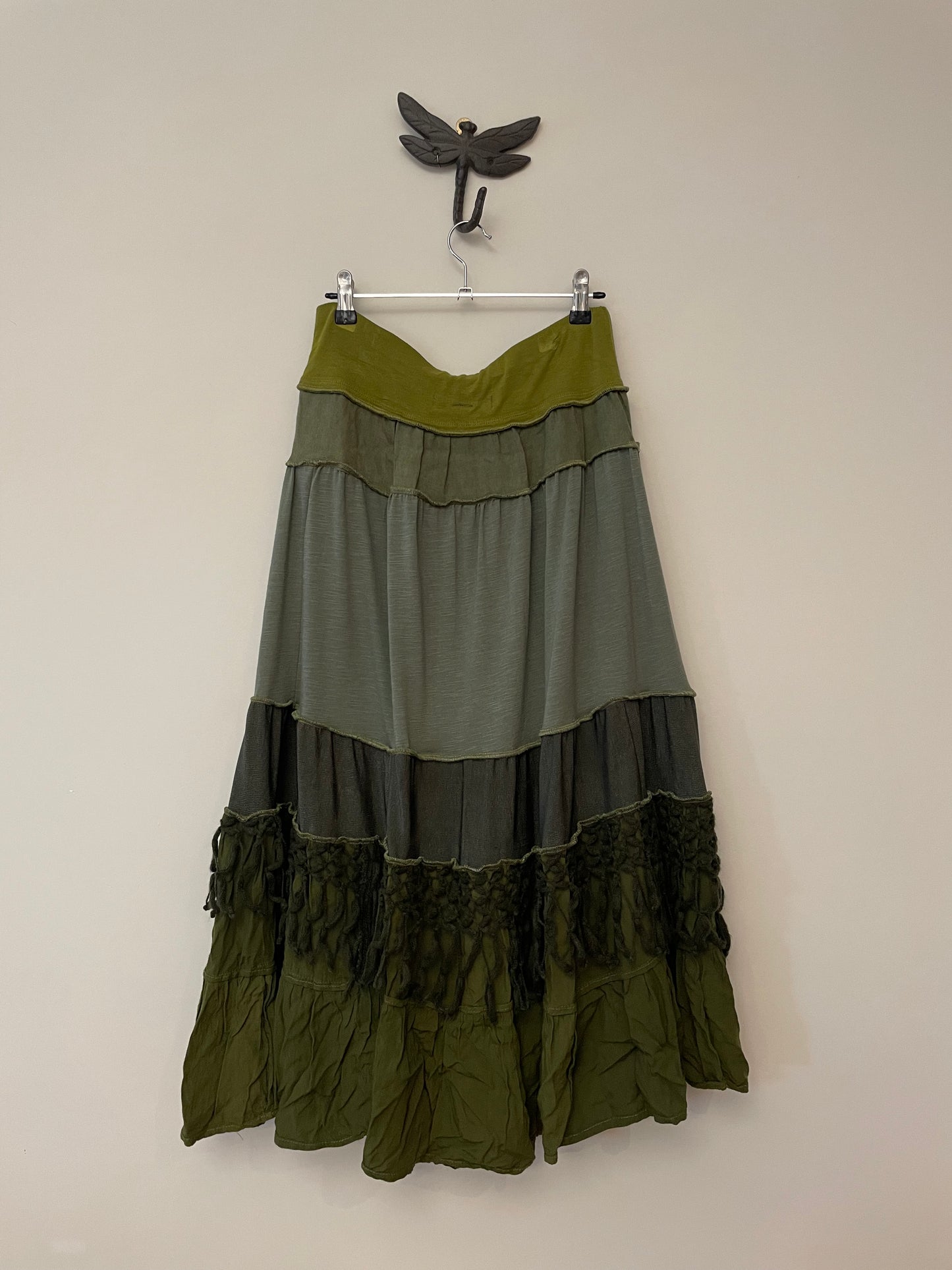 Olive Maxi Skirt