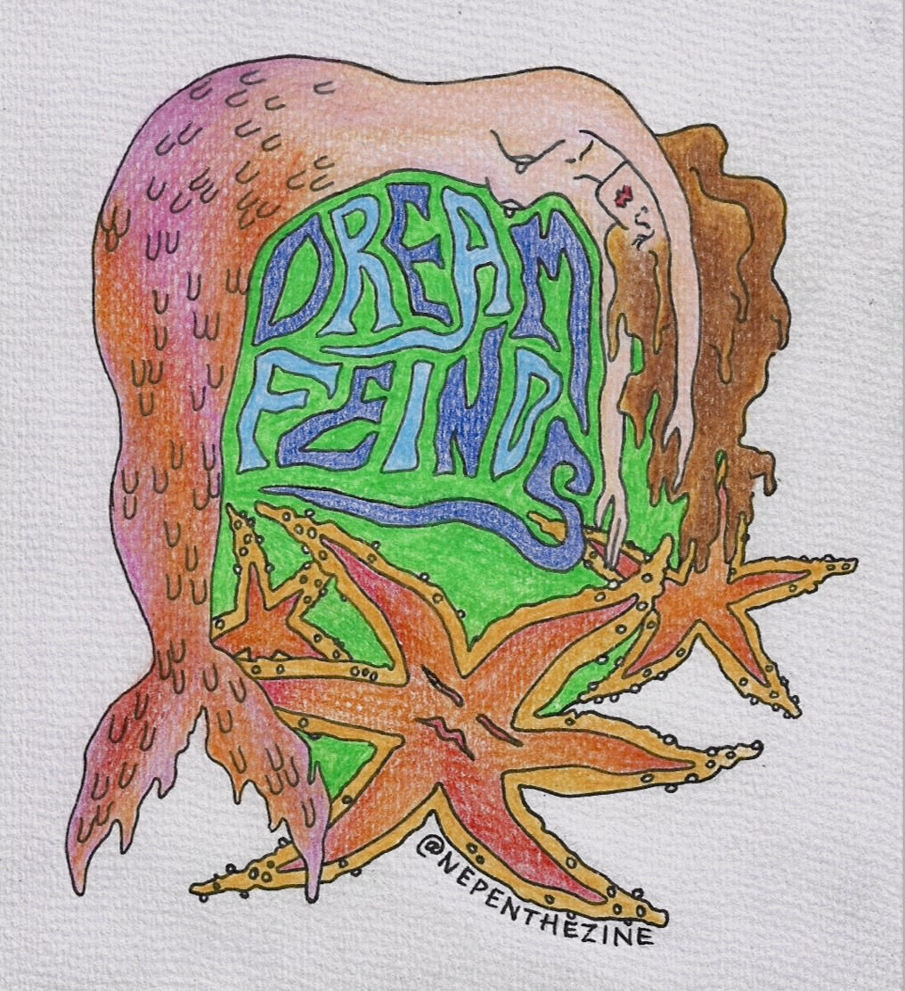 Dream Feinds Sticker by Nepenthezine