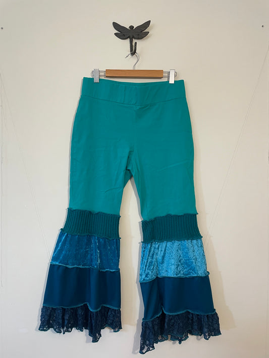 Aqua Flare Pants