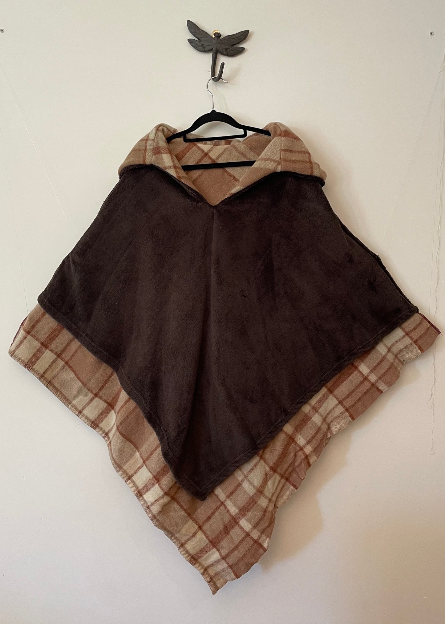 Brown Wool Poncho