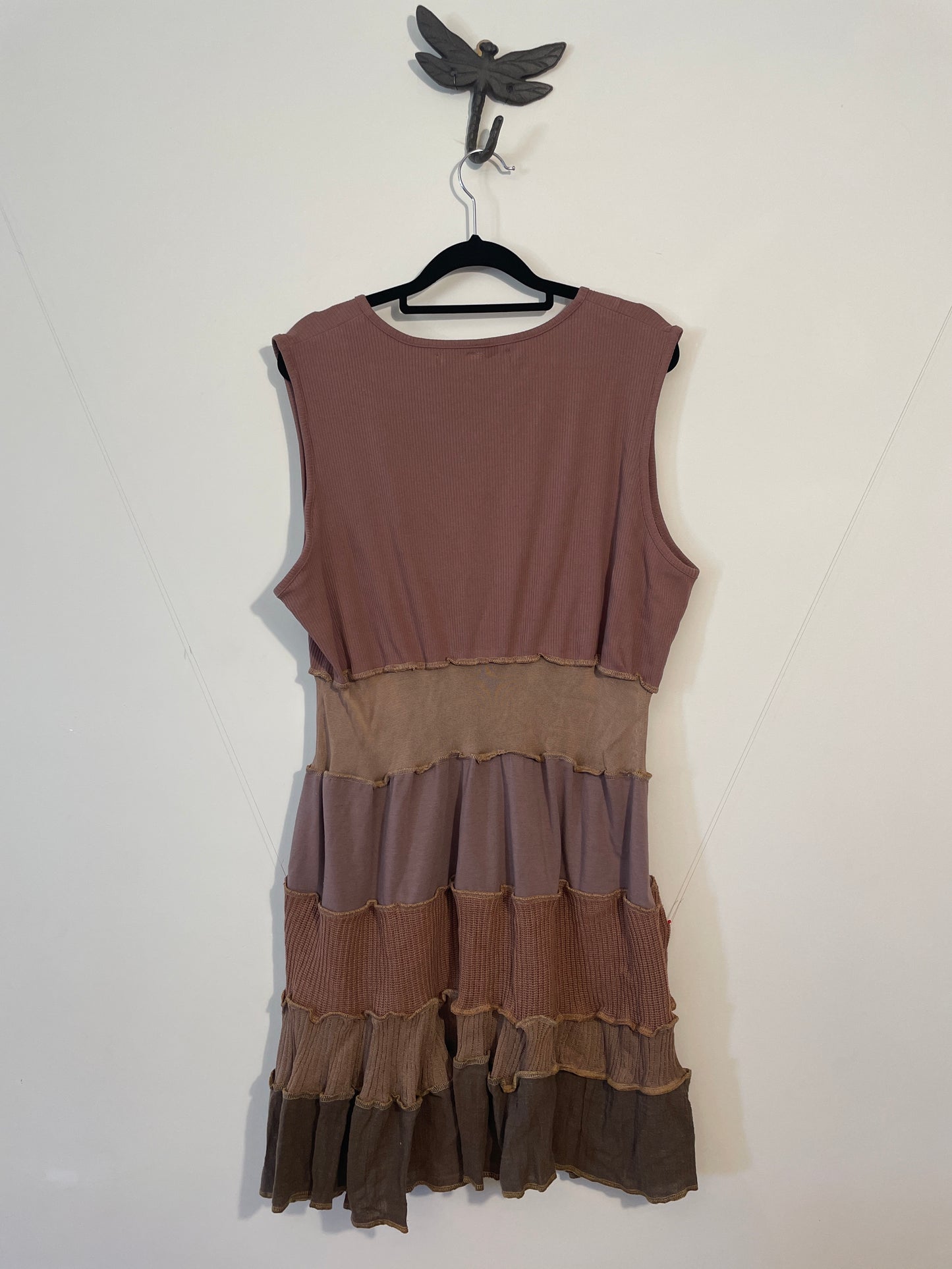 Tan Brown Mini Dress