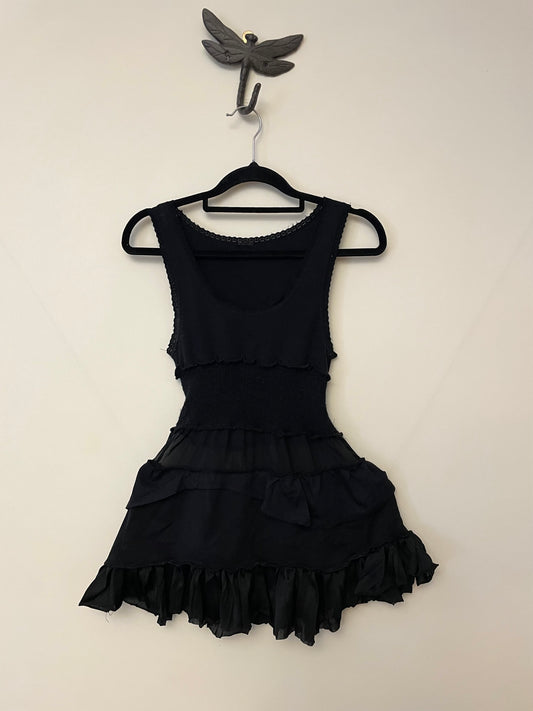Black Sheer Mini Dress
