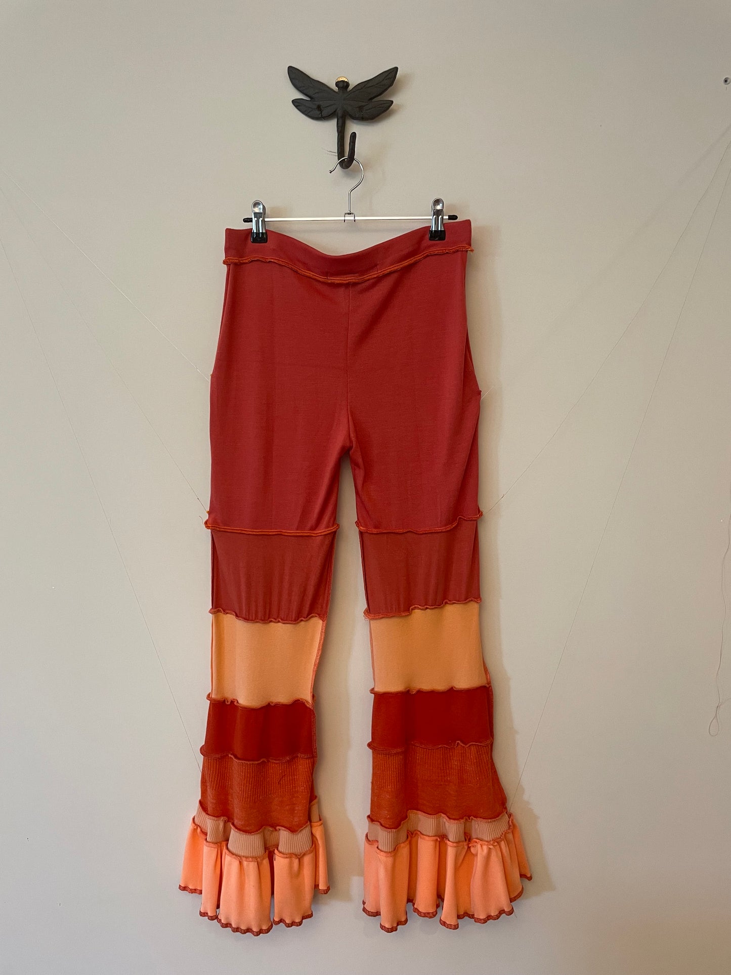 Orange Flare Pants