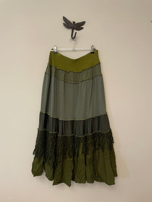 Olive Maxi Skirt