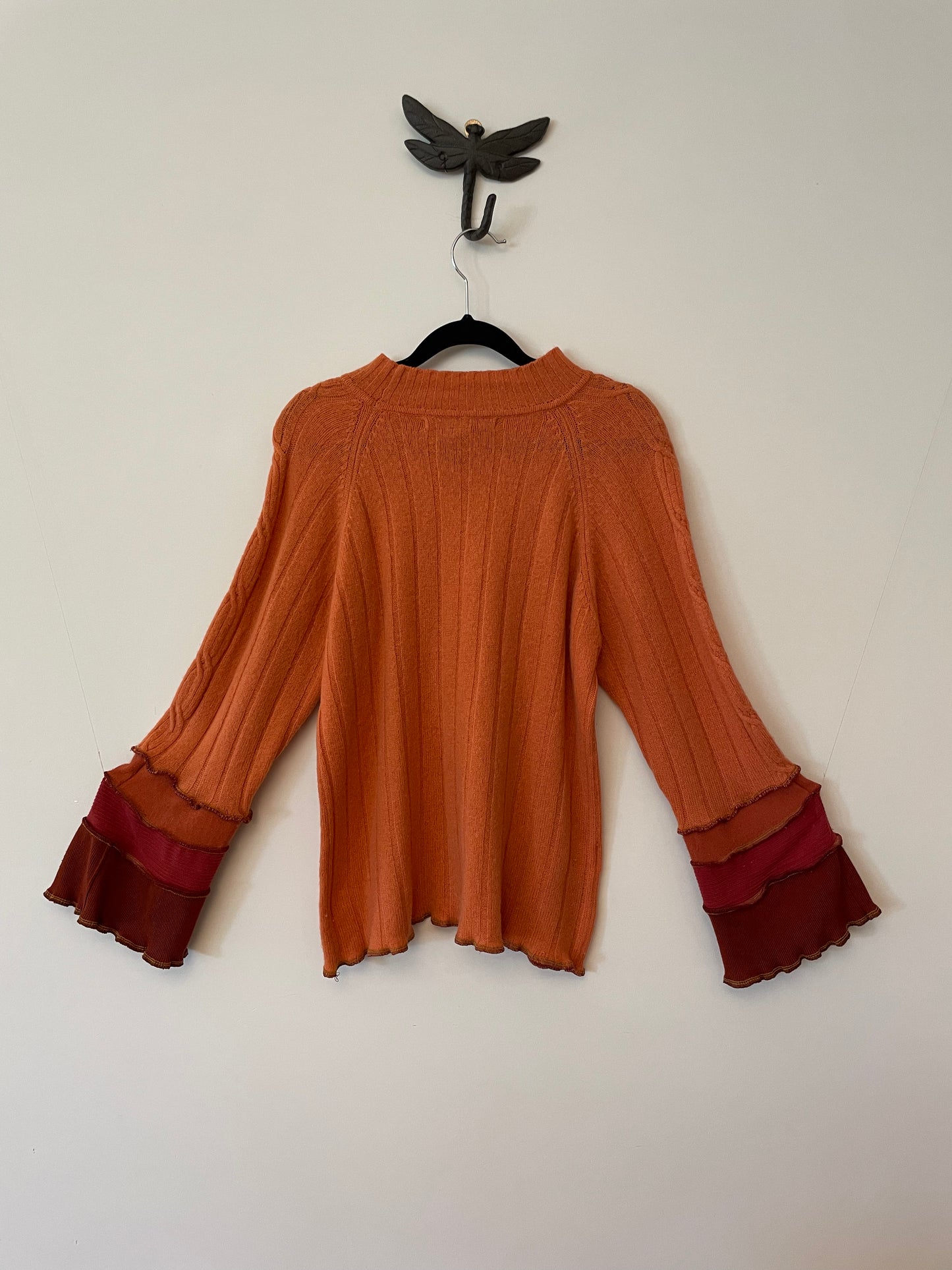 Orange Lambswool Top